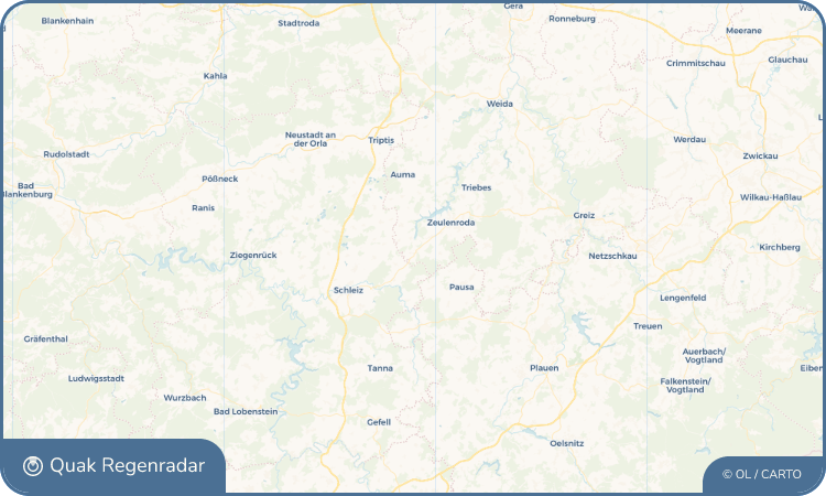Quak Regenradar-Widget Weckersdorf