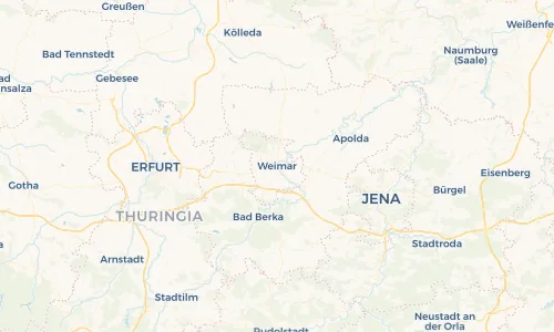 Regenradar Vorschaubild - Aktuelle Niederschläge in Weimar und Umgebung