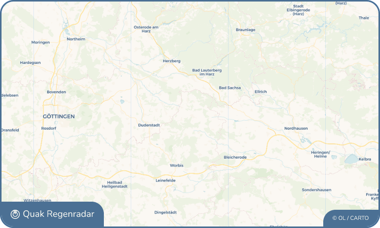 Quak Regenradar-Widget Weißenborn-Lüderode