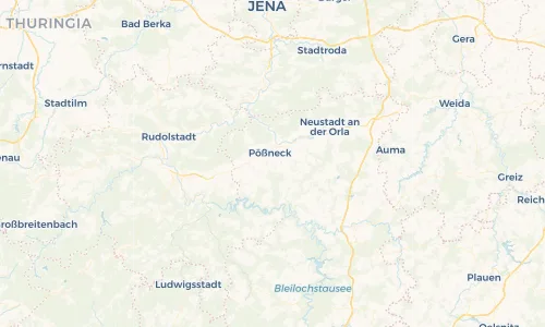 Regenradar Vorschaubild - Aktuelle Niederschläge in Wernburg und Umgebung
