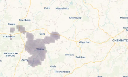 Regenradar Vorschaubild - Aktuelle Niederschläge in Wettelswalde und Umgebung