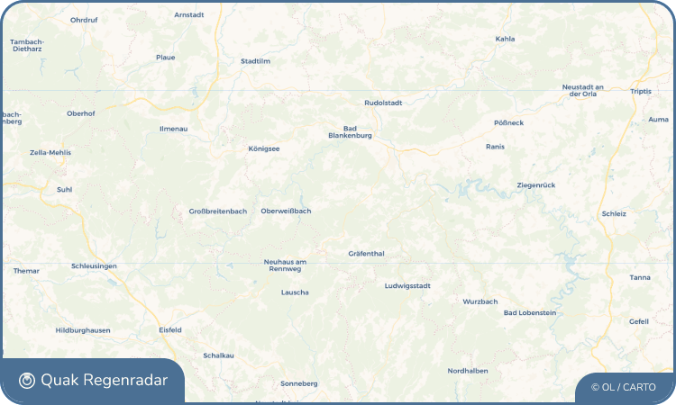 Regenradar-Widget für Wickersdorf