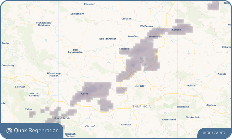 Quak Regenradar-Widget Witterda