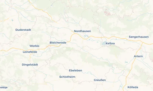 Regenradar Vorschaubild - Aktuelle Niederschläge in Wolkramshausen und Umgebung