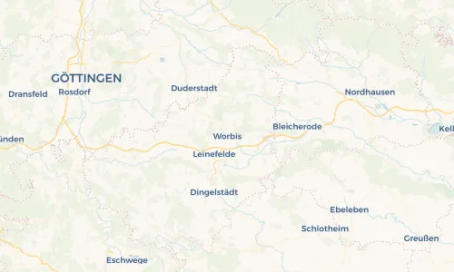 Regenradar Vorschaubild - Aktuelle Niederschläge in Worbis und Umgebung