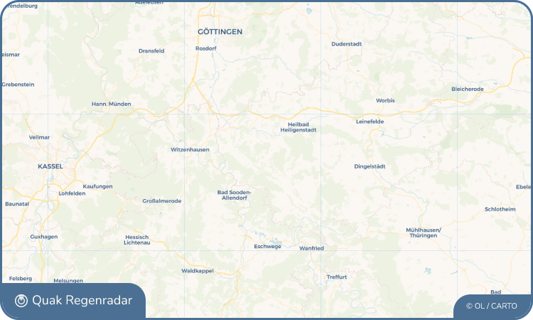Quak Regenradar-Widget Wüstheuterode