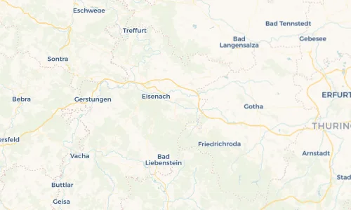 Regenradar Vorschaubild - Aktuelle Niederschläge in Wutha und Umgebung