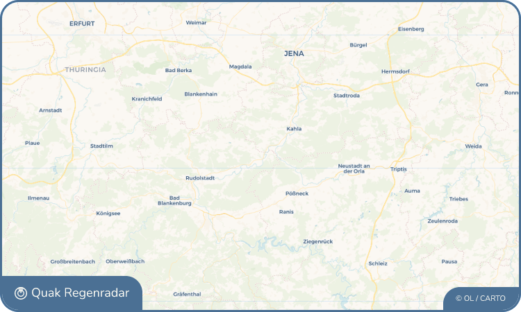 Quak Regenradar-Widget Zeutsch