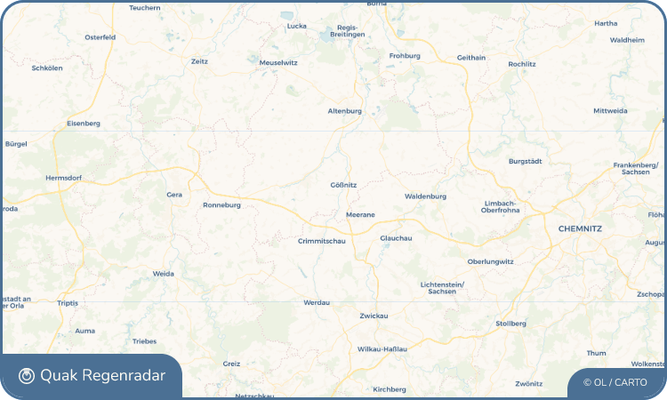 Regenradar-Widget für Zschöpel