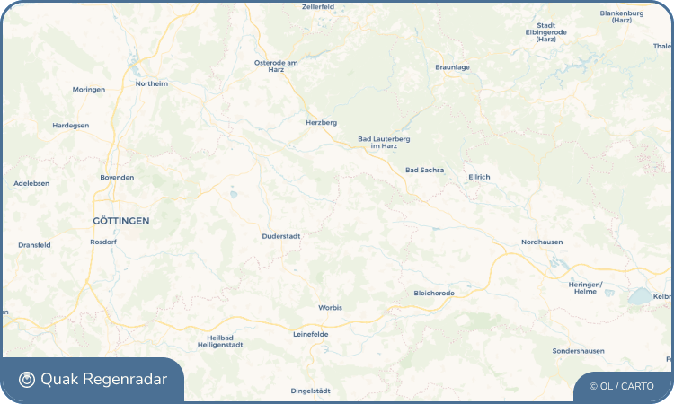 Regenradar-Widget für Zwinge